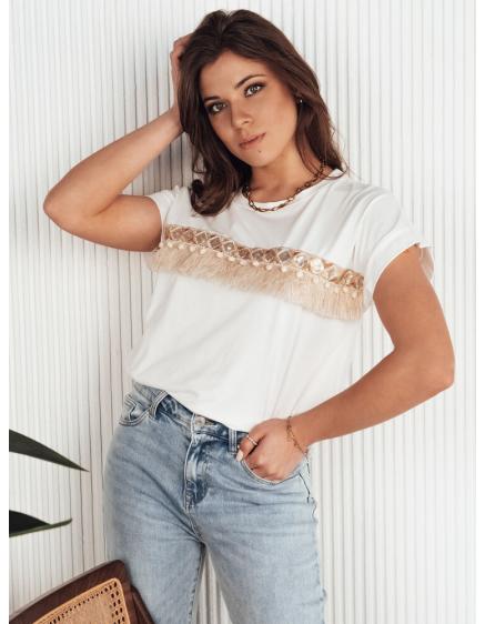 Női boho ing MONKIS ecru