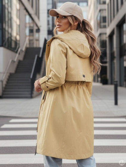 Dámska bunda parka TILSON žltá – fotografie produktu 4