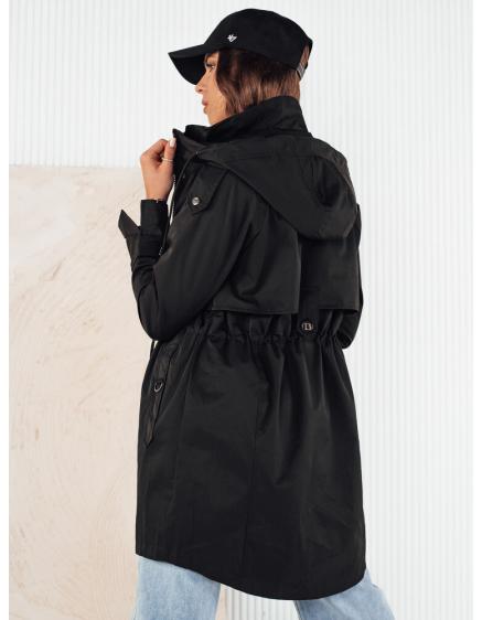 Női parka dzseki BRENS fekete