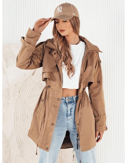 Női parka dzseki BRENS bézs