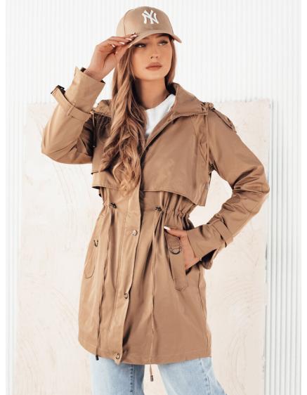 Női parka dzseki BRENS bézs