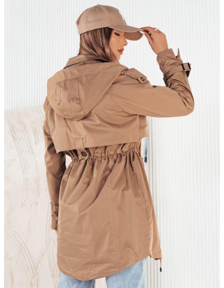 Női parka dzseki BRENS bézs