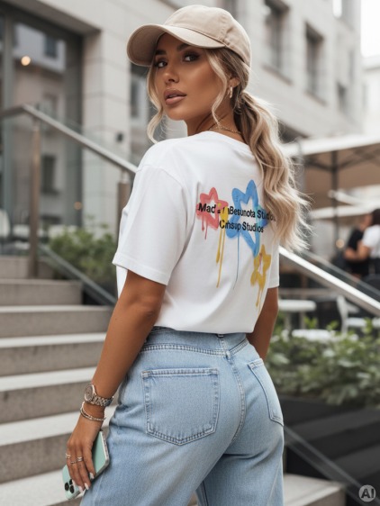 Dámské tričko STRELLO bílé – fotografie produktu 2