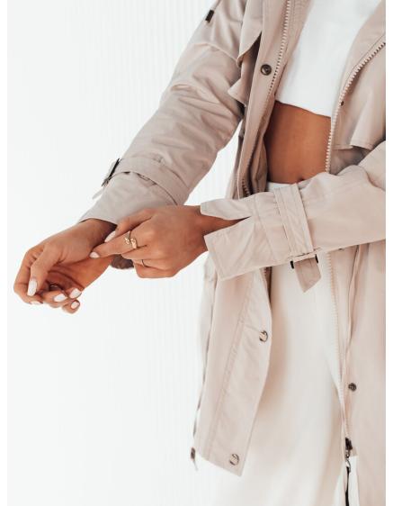 Női parka BRENS ekrü