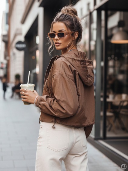 Dámska bunda ISCAR béžová – fotografie produktu 4