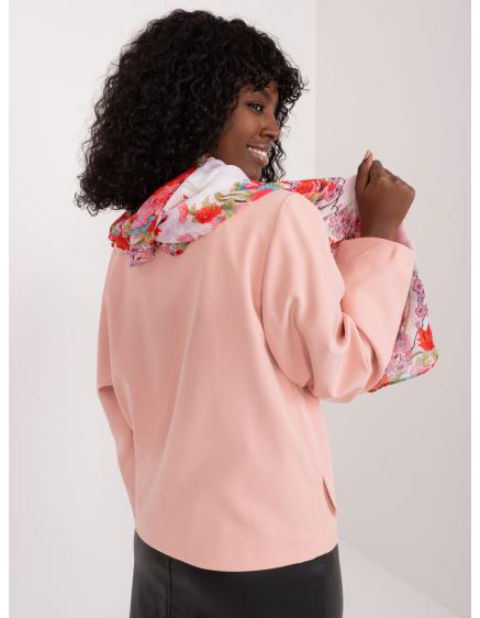 Női virágos sál FLOWA fehér