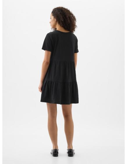 Mini šaty s krátkym rukávom