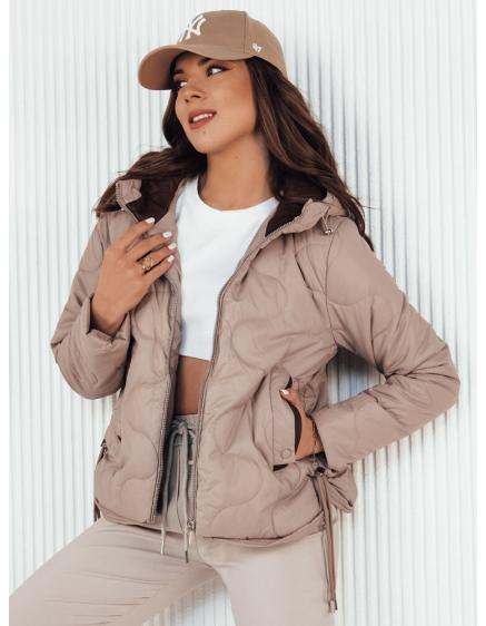 Dámska bunda béžová