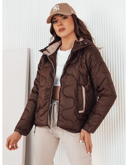 Dámska bunda kávová