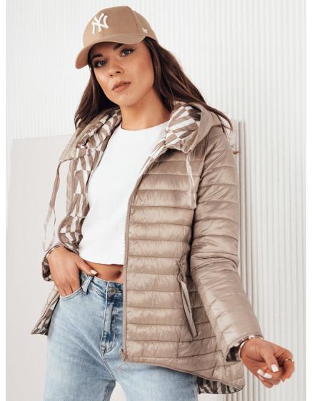 Női steppelt kabát VANLY bézs