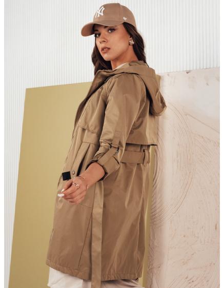 Dámska bunda parka NOLES tmavobéžová