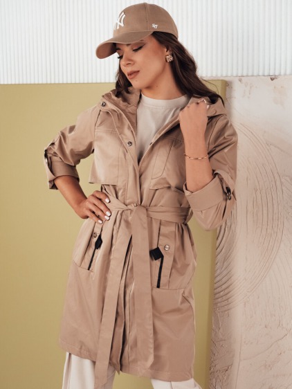 Női parka dzseki NOLES bézs – fotografie produktu 2