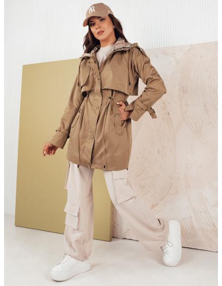 Dámská bunda parka MOZA tmavě béžová