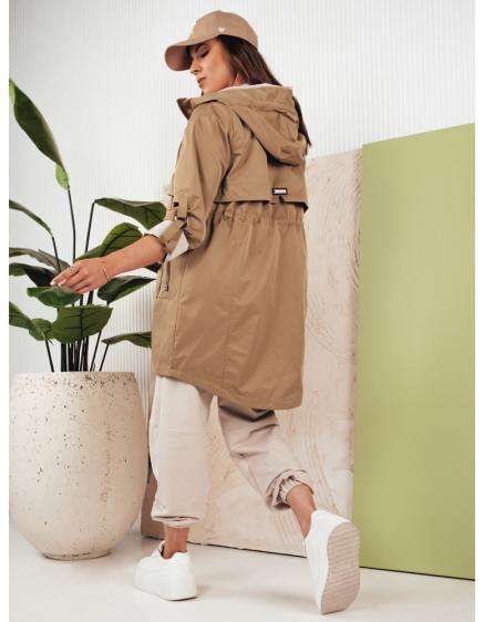 Dámská bunda parka MERAY tmavě béžová