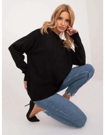 Dámsky nadrozmerný sveter čierny