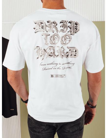 Pánské tričko s potiskem REV bílé