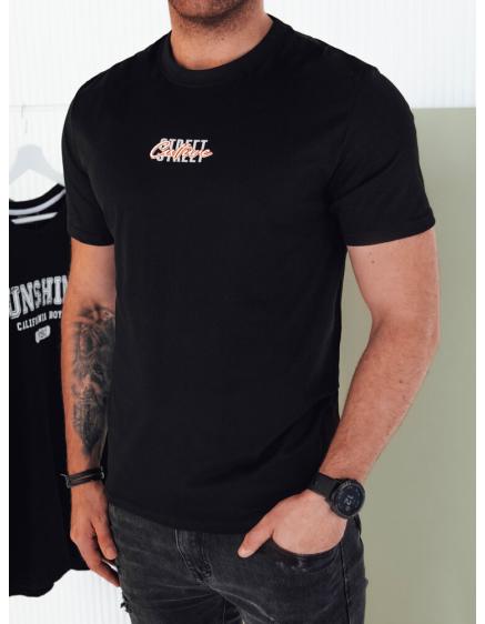 Pánske tričko s potlačou čierne