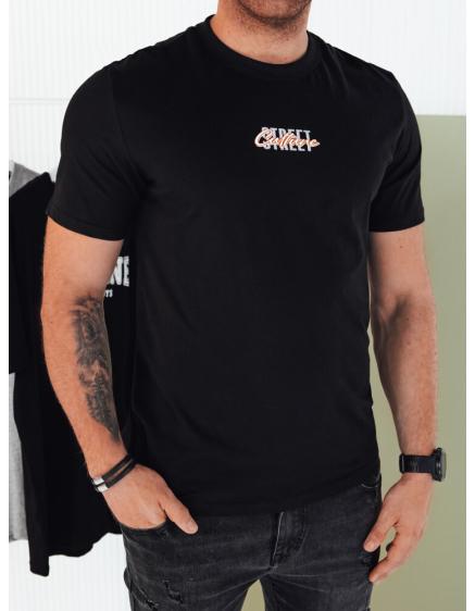 Pánske tričko s potlačou čierne
