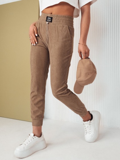 Dámské tepláky DERCY camel