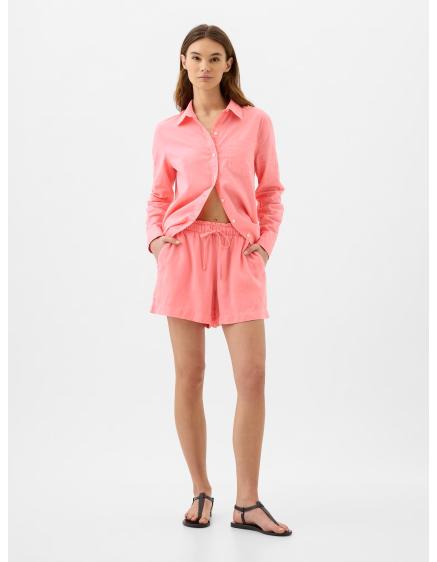 Vászon rövidnadrág