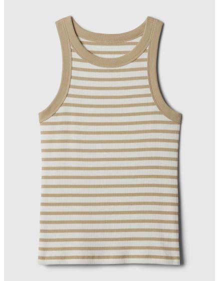 Žebrovaný tílkový top