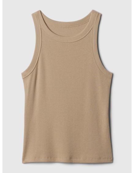 Žebrovaný tílkový top