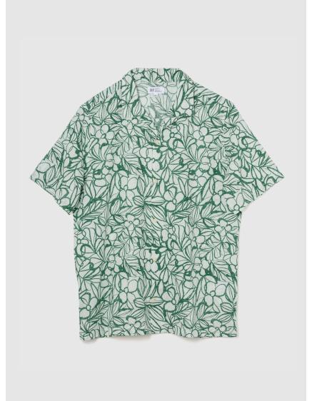 Ľanová košeľa s krátkym rukávom