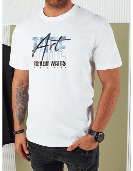 Férfi nyomtatott póló MORA fehér