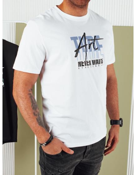 Férfi nyomtatott póló MORA fehér