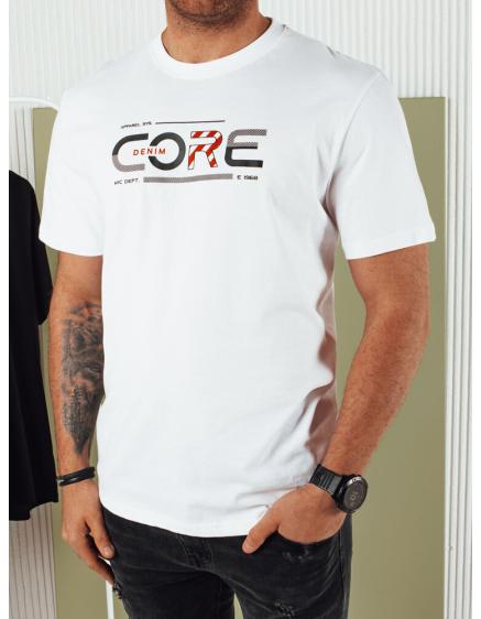 Pánske tričko s potlačou LOPA biela