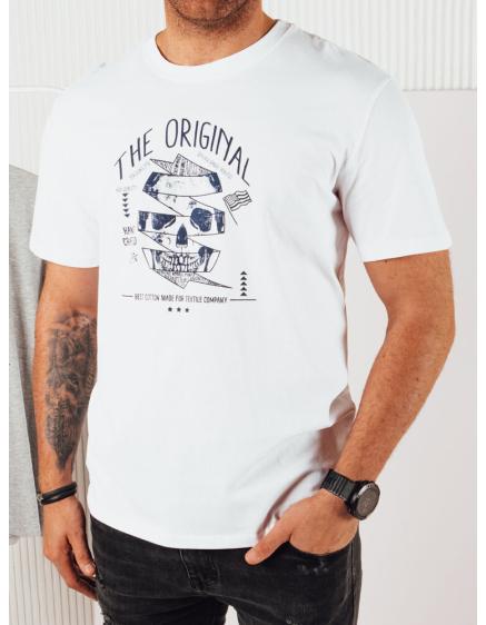 Férfi nyomtatott ing fehér