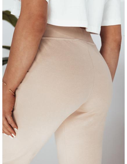 Dámské tepláky VELARA krémové