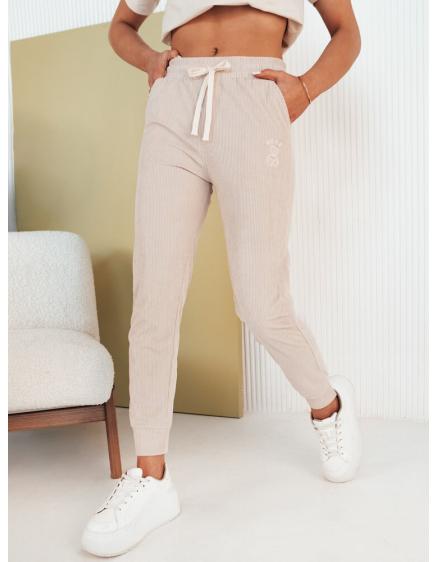 Dámske tepláky BEAR Béžová farba