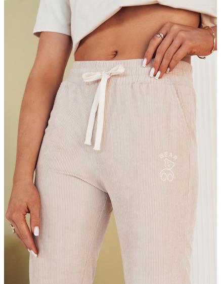 Dámske tepláky BEAR Béžová farba