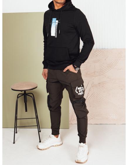 Pánská mikina s kapucí černá