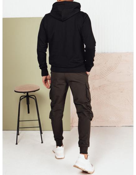 Pánská mikina s kapucí černá
