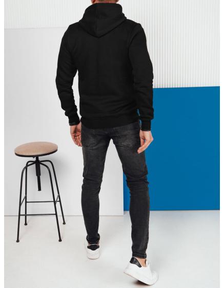 Pánská mikina s kapucí černá