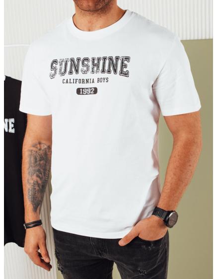 Pánske tričko s potlačou ETRA biele