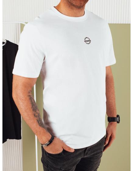 Férfi nyomtatott póló MIRA fehér