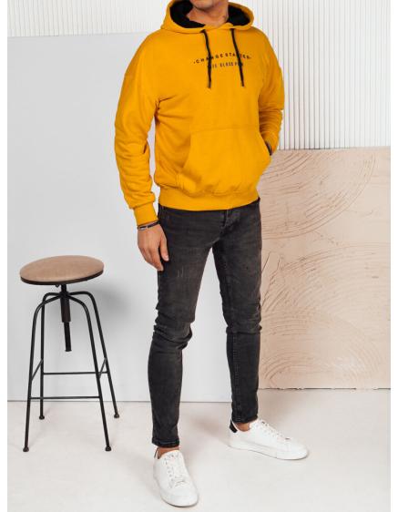 Pánská mikina s potiskem HIRR žlutá