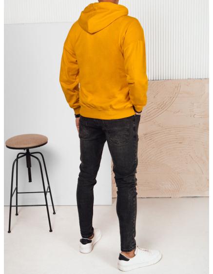 Pánská mikina s potiskem HIRR žlutá