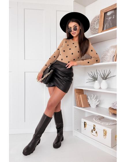 Női pulóver Athena camel