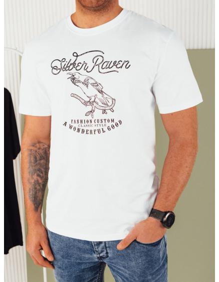 Férfi nyomtatott ing fehér