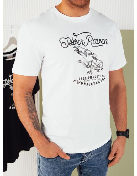 Férfi nyomtatott ing fehér