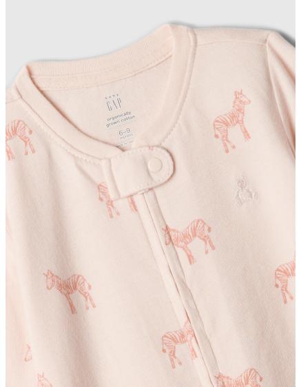 Organikus pamutból készült bébi kezeslábas