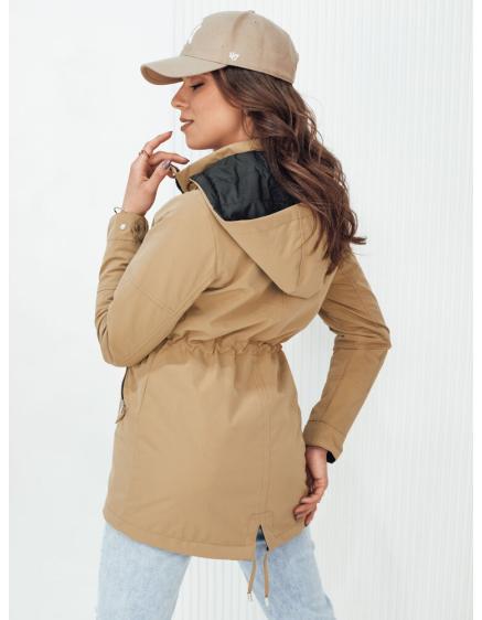 Dámská bunda ELINA tmavě béžová