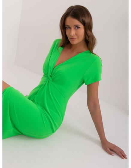 Dámské šaty přiléhavé světle zelené  