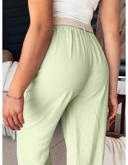 Dámské kalhoty do zvonu CHIMAS mátová barva