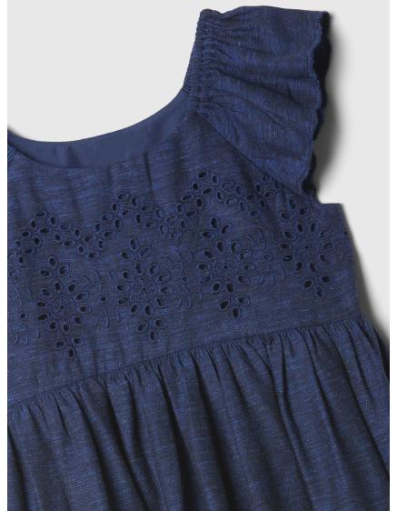 Detské ľanové šaty