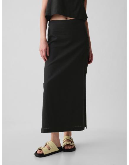 Vászon maxi szoknya